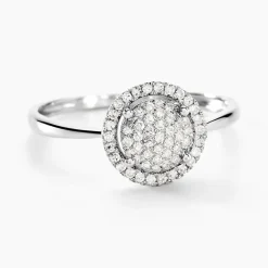 Histoire d'Or Bague Soleil D'hiver Divers or blanc diamant Discount