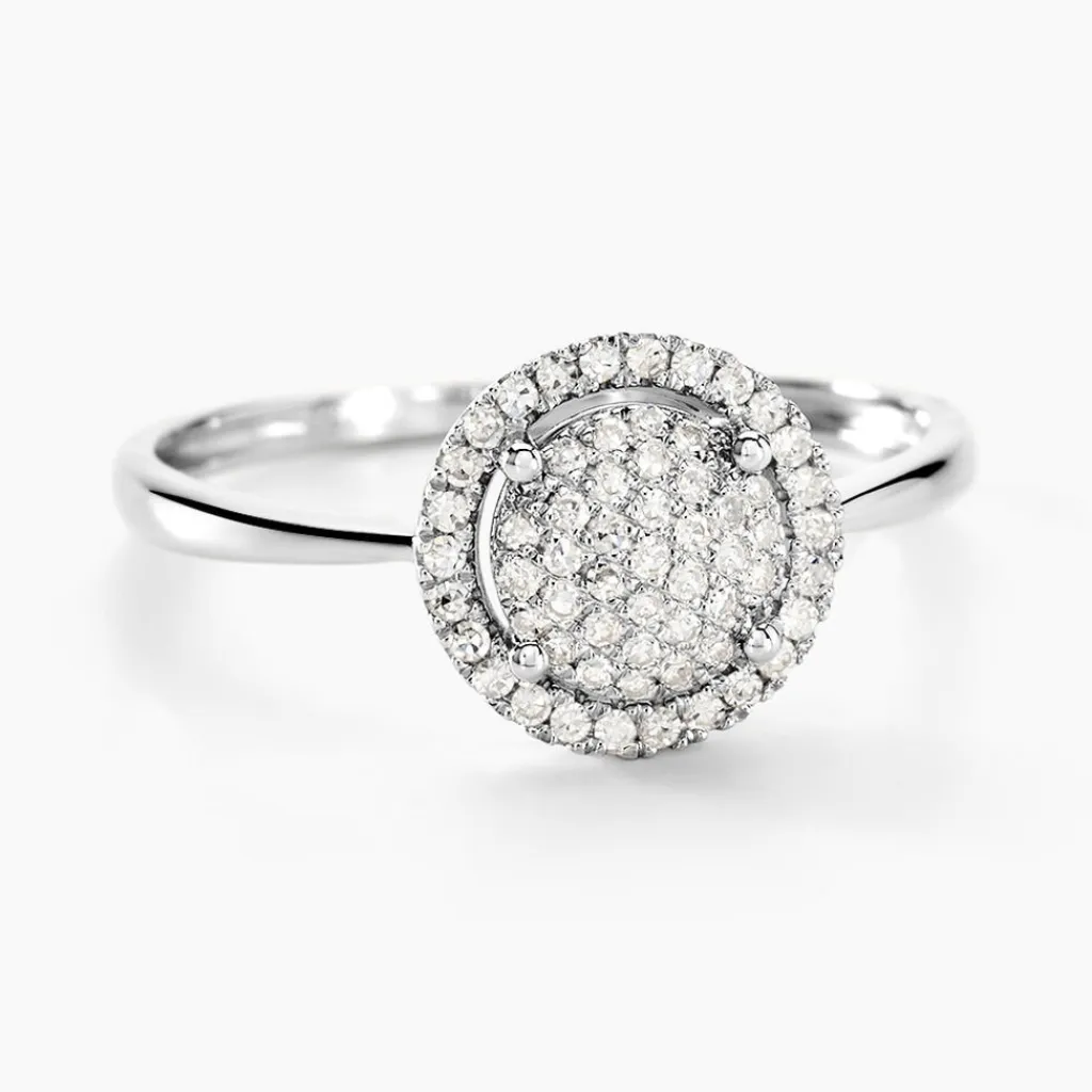 Histoire d'Or Bague Soleil D'hiver Divers or blanc diamant Discount