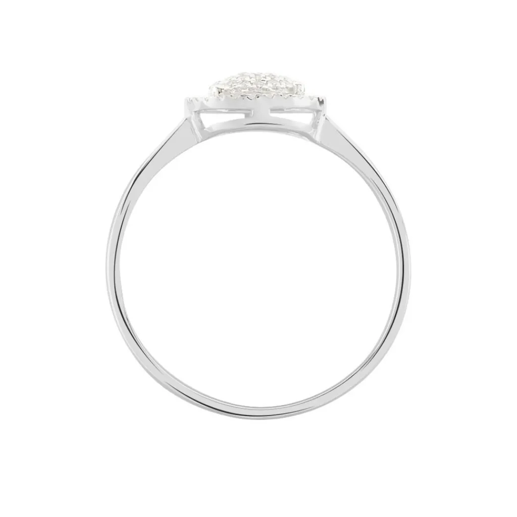 Histoire d'Or Bague Soleil D'hiver Divers or blanc diamant Discount