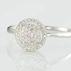 Histoire d'Or Bague Soleil D'hiver Divers or blanc diamant Discount