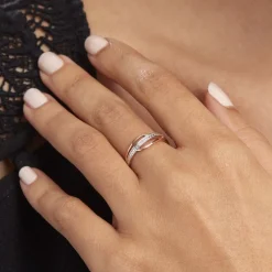 Histoire d'Or Bague Solena or rose diamant Sale