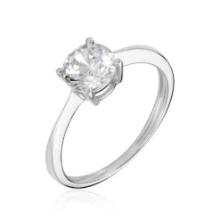 Histoire d'Or Bague Solitaire Abriel Or Blanc Oxyde De Zirconium Online