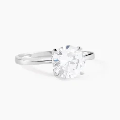 Histoire d'Or Bague Solitaire Abriel Or Blanc Oxyde De Zirconium Hot