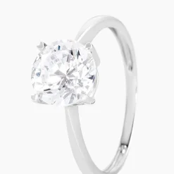 Histoire d'Or Bague Solitaire Abriel Or Blanc Oxyde De Zirconium Hot