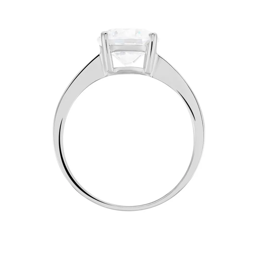 Histoire d'Or Bague Solitaire Abriel Or Blanc Oxyde De Zirconium Hot