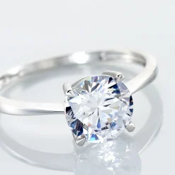 Histoire d'Or Bague Solitaire Abriel Or Blanc Oxyde De Zirconium Hot