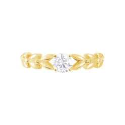 Histoire d'Or Bague Solitaire Alexine Or Jaune Oxyde De Zirconium Discount