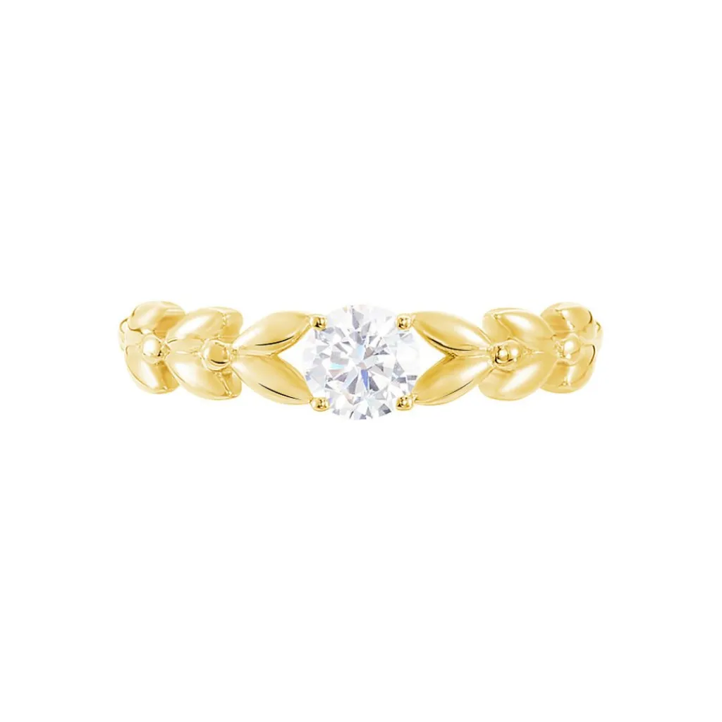 Histoire d'Or Bague Solitaire Alexine Or Jaune Oxyde De Zirconium Discount