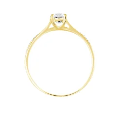Histoire d'Or Bague Solitaire Anatoline De Zirconium or jaune oxyde Discount