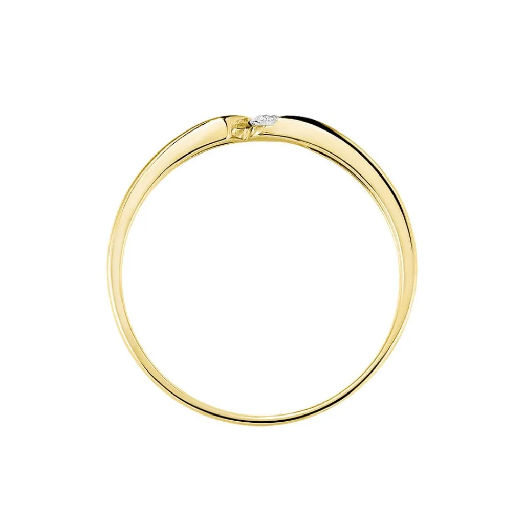 Histoire d'Or Bague Solitaire Anilie Or Jaune Diamant Sale