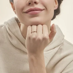 Histoire d'Or Bague Solitaire Anilie Or Jaune Diamant Sale