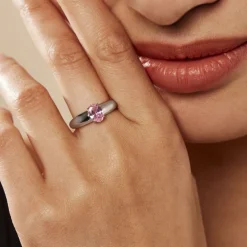 Histoire d'Or Bague Solitaire Antoinon Argent Oxyde De Zirconium Clearance