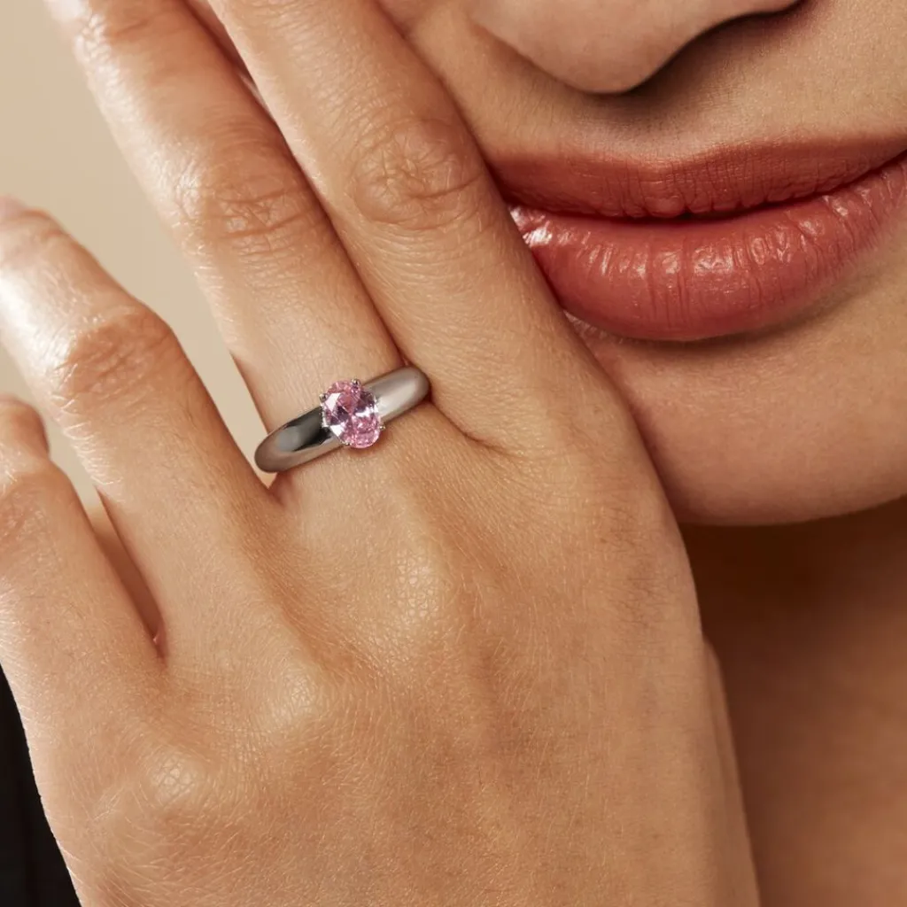 Histoire d'Or Bague Solitaire Antoinon Argent Oxyde De Zirconium Clearance