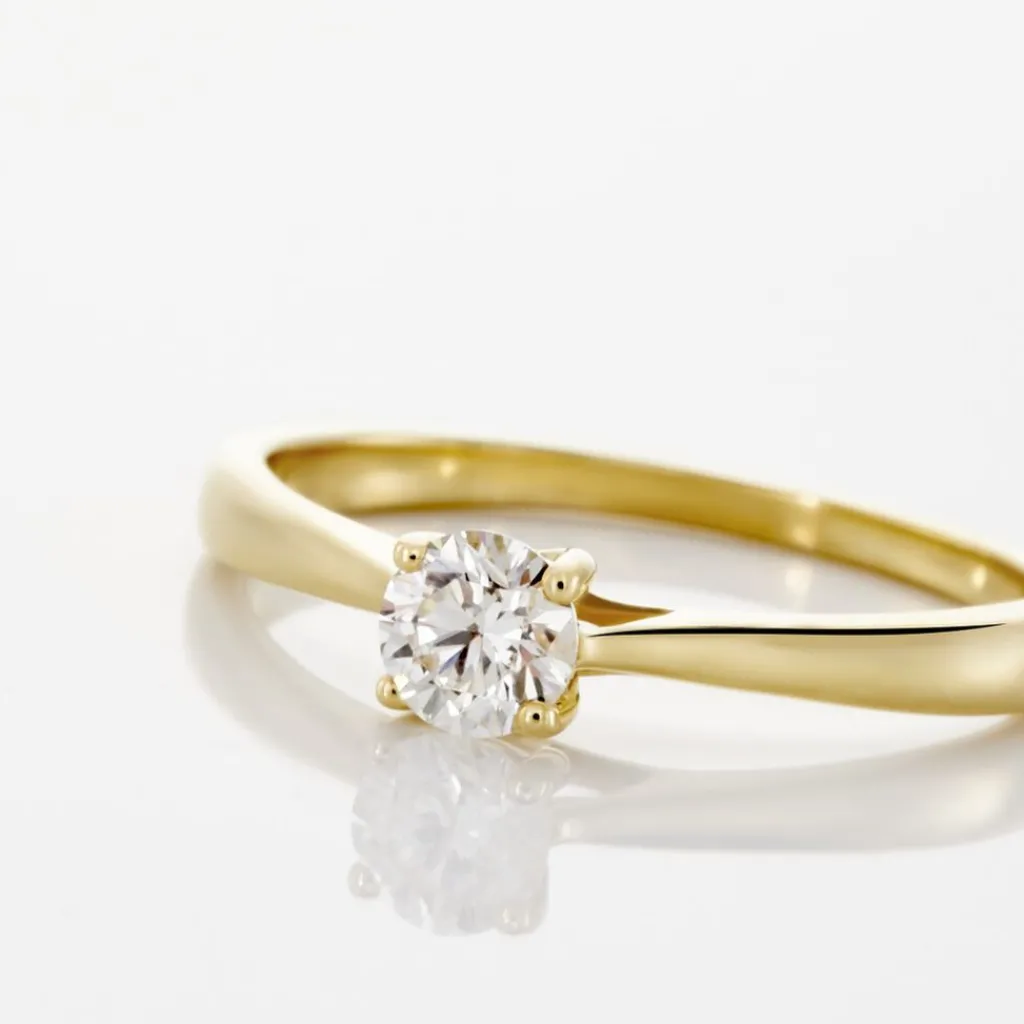 Histoire d'Or Bague Solitaire Aphrodite Or Jaune Diamant or jaune diamant blanc Sale