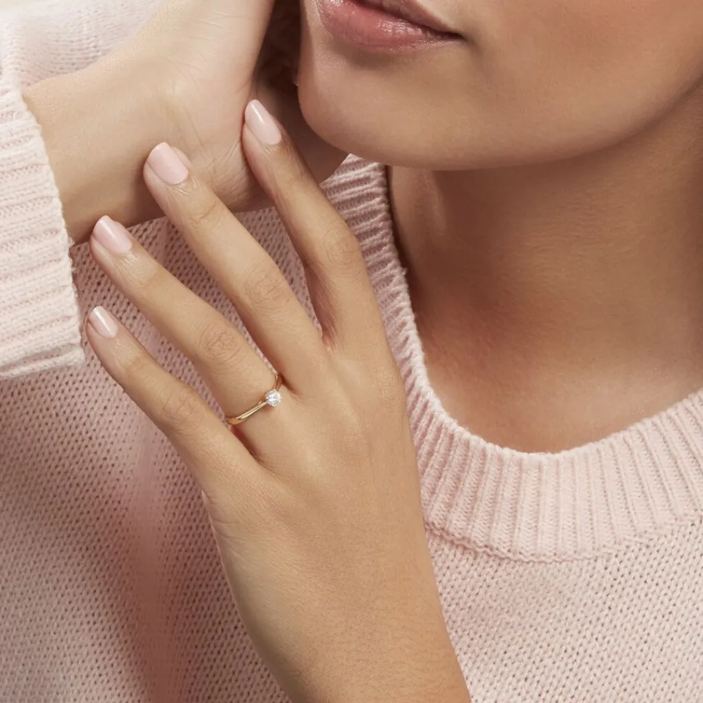 Histoire d'Or Bague Solitaire Aphrodite Or Jaune Diamant or jaune diamant blanc Sale