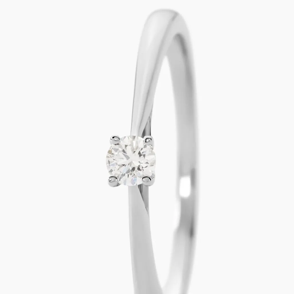 Histoire d'Or Bague Solitaire Aphrodite Or Blanc Diamant or blanc diamant blanc Online