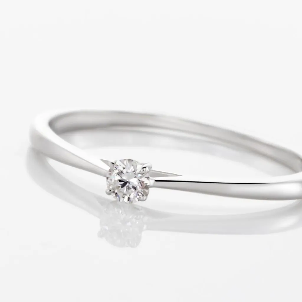 Histoire d'Or Bague Solitaire Aphrodite Or Blanc Diamant or blanc diamant blanc Online