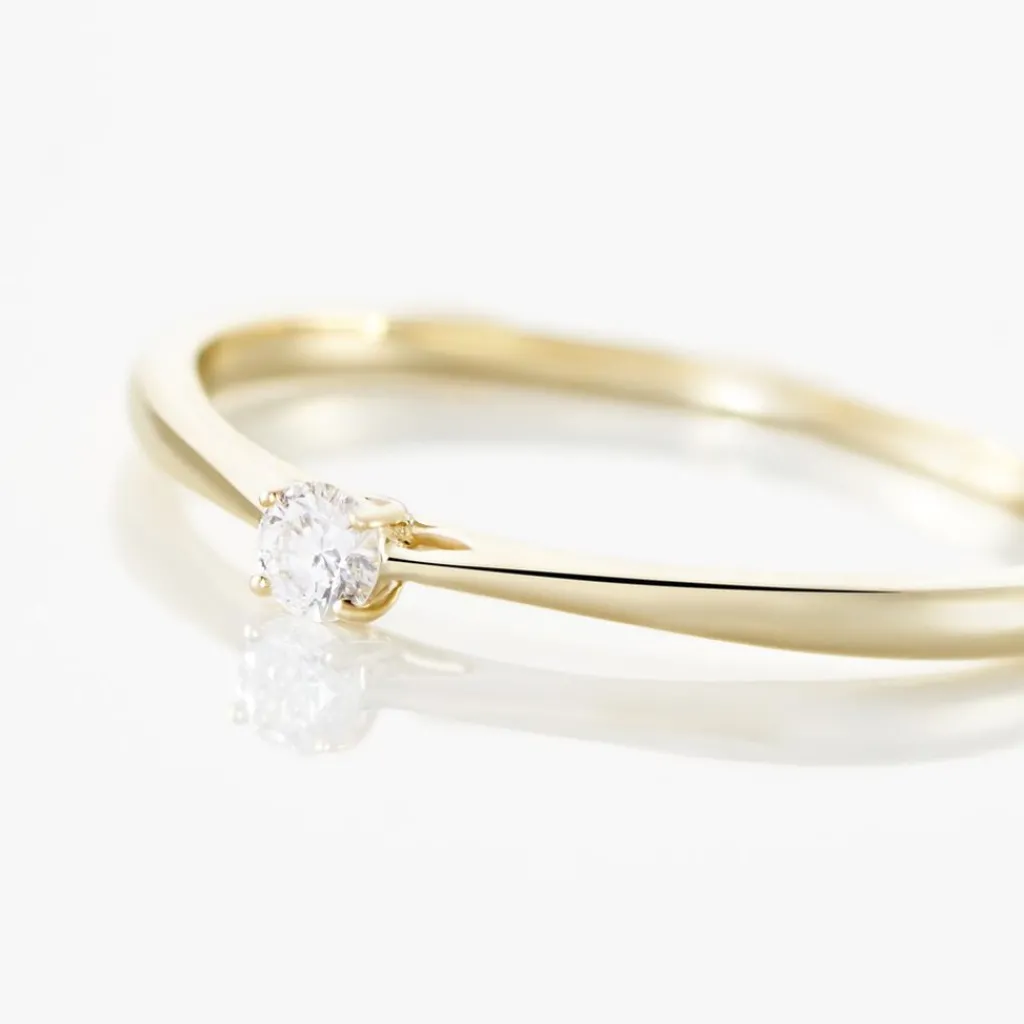 Histoire d'Or Bague Solitaire Aphrodite Or Jaune Diamant or jaune diamant blanc Online