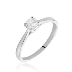 Histoire d'Or Bague Solitaire Aphrodite Or Blanc Diamant Online