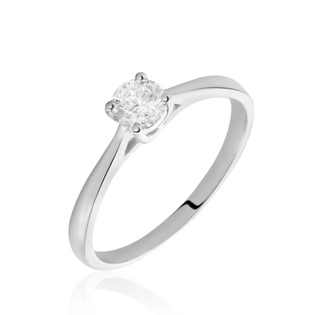 Histoire d'Or Bague Solitaire Aphrodite Or Blanc Diamant Online
