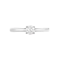 Histoire d'Or Bague Solitaire Aphrodite Or Blanc Diamant Online