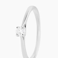 Histoire d'Or Bague Solitaire Aphrodite Or Blanc Diamant Sale