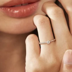 Histoire d'Or Bague Solitaire Aphrodite Or Blanc Diamant Sale