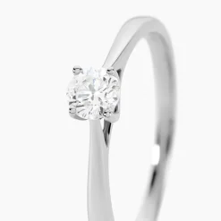 Histoire d'Or Bague Solitaire Aphrodite platine blanc diamant Online