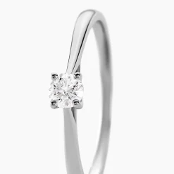 Histoire d'Or Bague Solitaire Aphrodite Or Blanc Diamant or blanc diamant blanc Hot