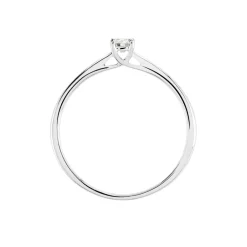 Histoire d'Or Bague Solitaire Aphrodite Or Blanc Diamant or blanc diamant blanc Best