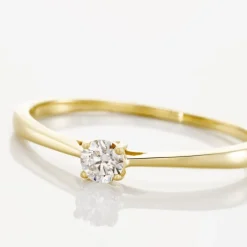 Histoire d'Or Bague Solitaire Aphrodite Or Jaune Diamant or jaune diamant blanc