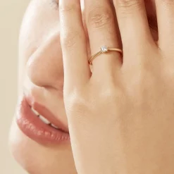 Histoire d'Or Bague Solitaire Aphrodite Or Jaune Diamant or jaune diamant blanc