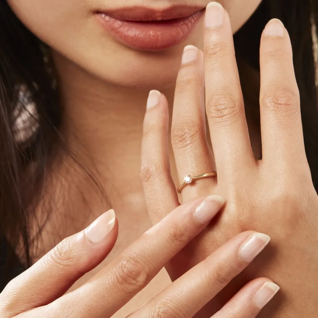 Histoire d'Or Bague Solitaire Aphrodite Or Jaune Diamant or jaune diamant blanc