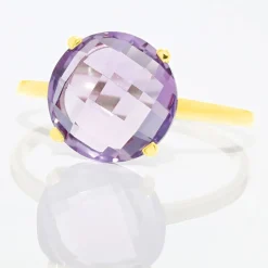 Histoire d'Or Bague Solitaire Armantia Or Jaune Amethyste