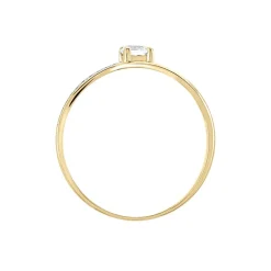 Histoire d'Or Bague Solitaire Armelle De Zirconium or jaune oxyde Online