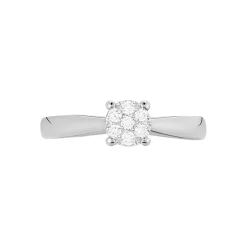 Histoire d'Or Bague Solitaire Artemis Or Blanc Diamant Online