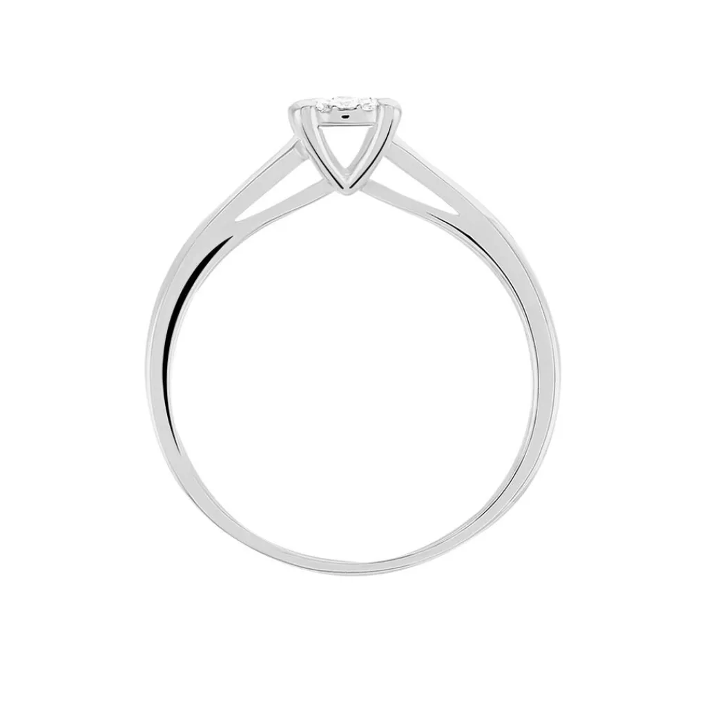 Histoire d'Or Bague Solitaire Artemis Or Blanc Diamant Online
