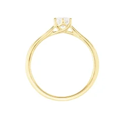 Histoire d'Or Bague Solitaire Athena or jaune diamant Online