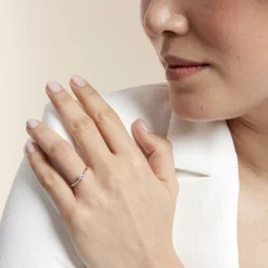 Histoire d'Or Bague Solitaire Athena or blanc diamant Discount