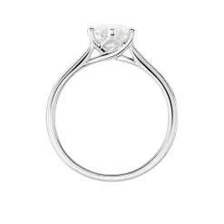 Histoire d'Or Bague Solitaire Athena or blanc diamant Sale