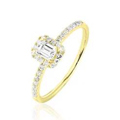 Histoire d'Or Bague Solitaire Barbara Or Jaune Diamant Outlet