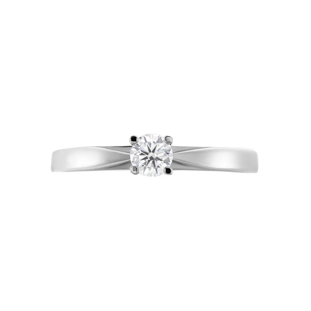 Histoire d'Or Bague Solitaire Celina Or Blanc Diamant Online