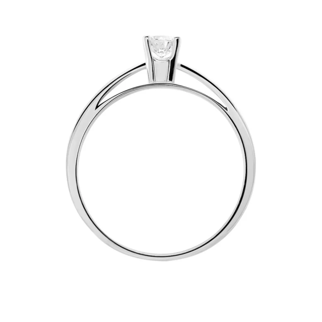 Histoire d'Or Bague Solitaire Celina Or Blanc Diamant Online