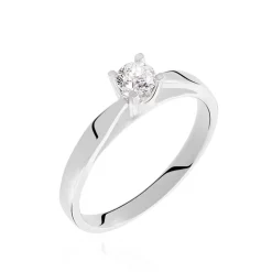 Histoire d'Or Bague Solitaire Celina Or Blanc Diamant Discount
