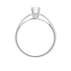Histoire d'Or Bague Solitaire Celina Or Blanc Diamant Discount