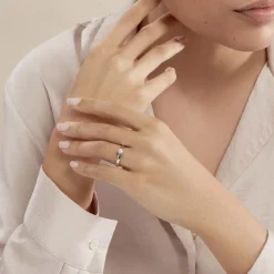 Histoire d'Or Bague Solitaire Celina Or Blanc Diamant Discount