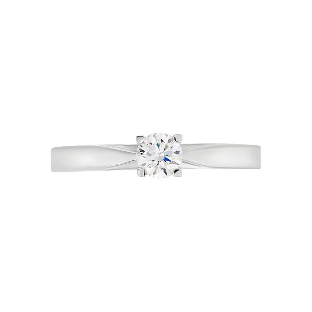 Histoire d'Or Bague Solitaire Celina Or Blanc Diamant Discount