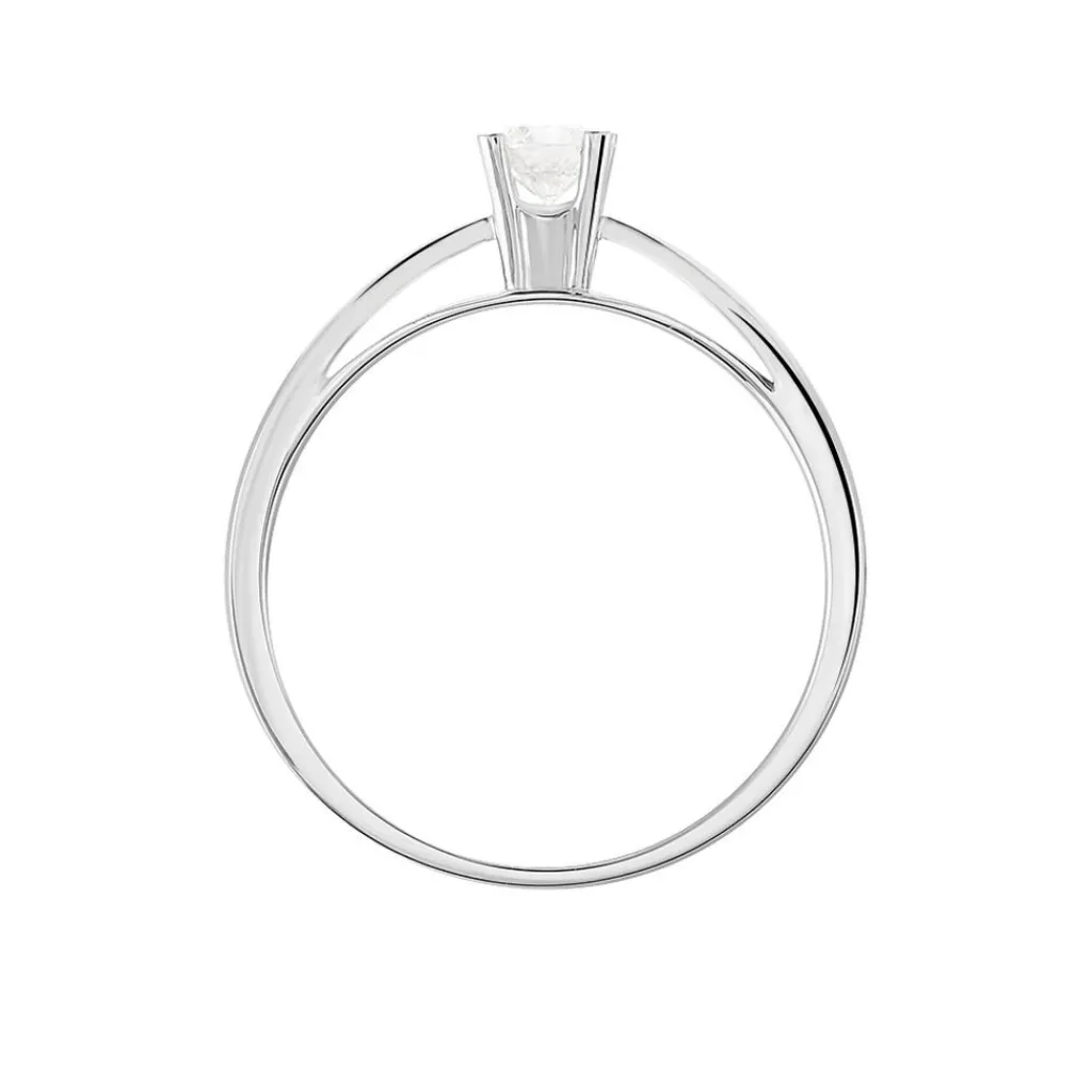 Histoire d'Or Bague Solitaire Celina Or Blanc Diamant Discount
