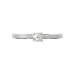 Histoire d'Or Bague Solitaire Celina Or Blanc Diamant Hot
