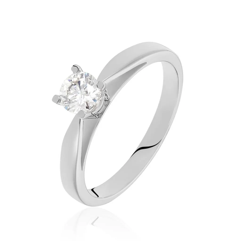 Histoire d'Or Bague Solitaire Celina Or Blanc Diamant Discount